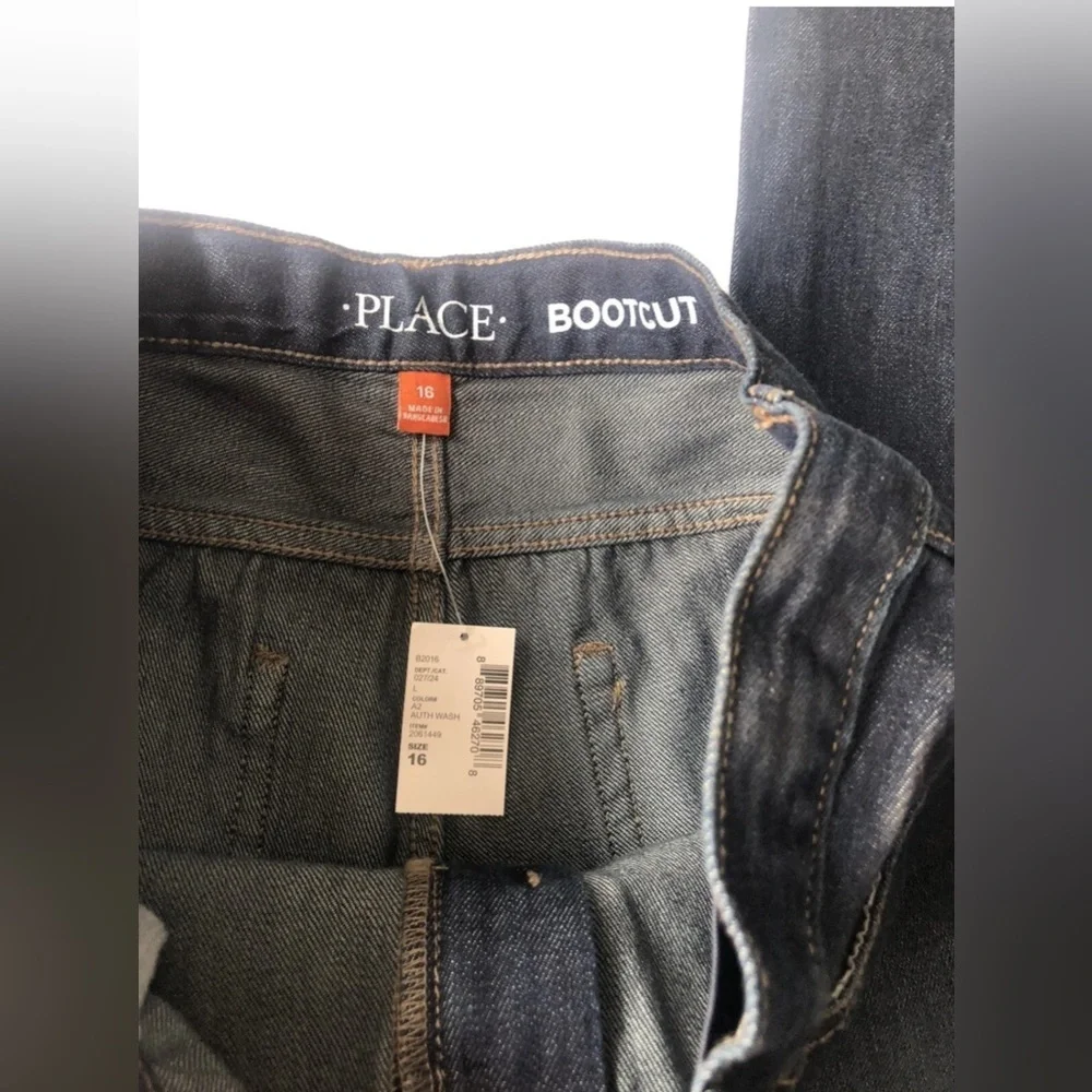 The Childrens Place Boys Bootcut Jeans Size 16